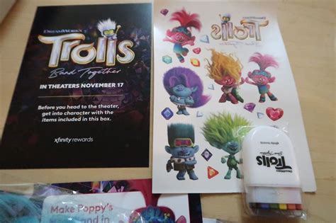 dreamworks trolls metallic jewelry tattoo stickers roll in box|Dreamworks Trolls .